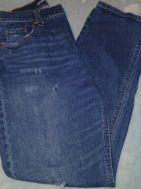 Old Navy Mid-Rise Boyfriend Jeans Distressed Ripped Women's Size 6